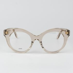 Loewe CURVY Men Eyeglasses Brown Round LW50074I 057 NEW AUTHENTIC